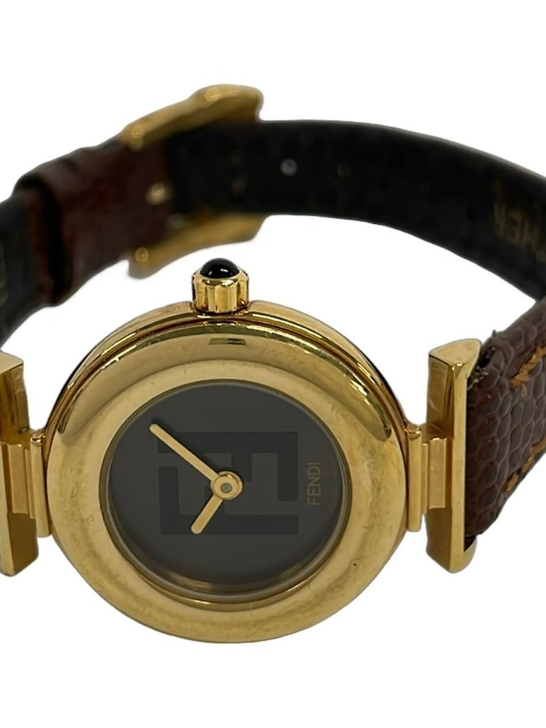 Fendi 320l 0****** Dark Brown Women's Wrist Watch